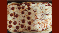 🍕Homemade square, Neapolitan pizza