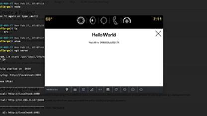 Hello World from GM's Dashboard SDK